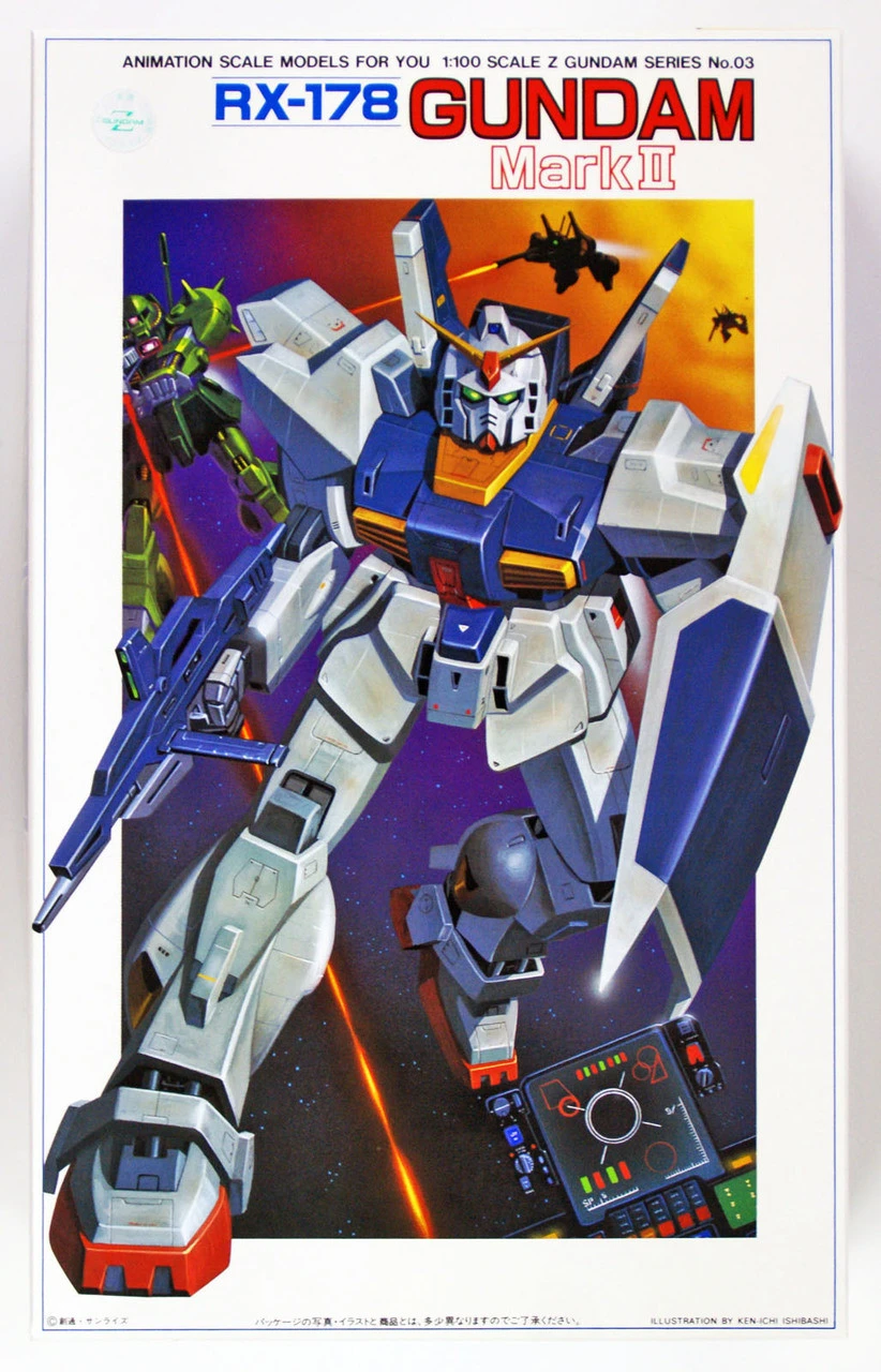 Bandai Z Gundam Series RX-178 Gundam Mark II 1/100 Scale Kit 037530 1 Bandai Z Gundam Series RX-178 Gundam Mark II 1/100 Scale Kit 037530