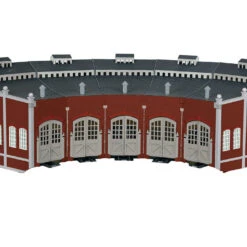 Bachmann Trains 45020 HO Scale Five-Bay Roundhouse With Nickel Silver E-Z Track