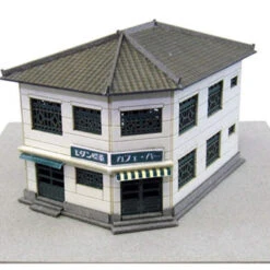 Sankei MP01-47 Cafe (Coffee Shop) 1/220 Z Scale Paper Kits