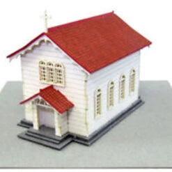 Sankei MP01-48 Church 1/220 Z Scale Paper Kits
