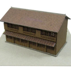 Sankei MP01-49 Row House A 1/220 Z Scale Paper Kits