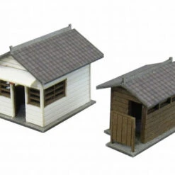 Sankei MP01-70 Public Lavatory 1 1/220 Z Scale Paper Kits