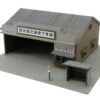 Sankei MP01-75 Bus Garage With Bus Stop 1/220 Z Scale Paper Kits