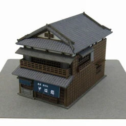 Sankei MP01-89 Noodle (Soba) Shop 1/220 Z Scale Paper Kits