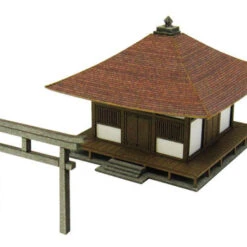 Sankei MP01-90 Japanese Temple 1/220 Z Scale Paper Kits