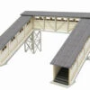 Sankei MP01-100 Overpass (Flyover) 1/220 Z Scale Paper Kits
