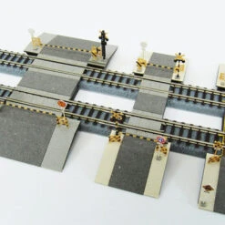 Sankei MP01-108 Railroad Crossing Set 1/220 Z Scale Paper Kits