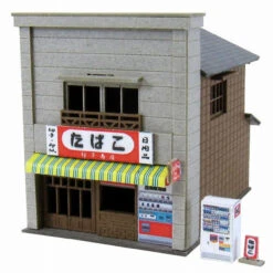 Sankei MP01-114 Cigarette Shop 1/220 Z Scale Paper Kits
