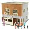 Sankei MP01-132 Barber Shop 1/220 Z Scale Paper Kits
