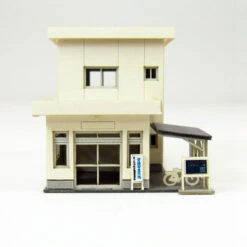Sankei MP01-144 Japanese Police Station 1/220 Z Scale Paper Kits