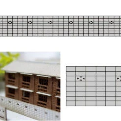 Advance 0011 Block Wall A (5 Sheets) (Z Scale)