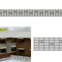 Advance 0012 Block Wall B (5 Sheets) (Z Scale)