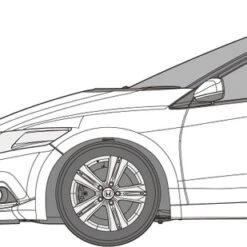 Fujimi Inch Up 1/24 No. 282 Honda CR-Z 2011 Japan Car Of The Year Award Commemorative Car Plastic Model