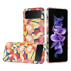 Floral Bouquet Series Slim Protective Cover (A) For Samsung Galaxy Z Flip 4