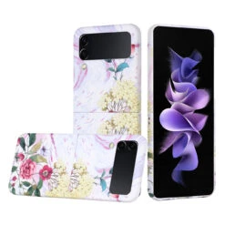 Floral Bouquet Series Slim Protective Cover (C) For Samsung Galaxy Z Flip 4