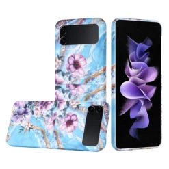 Floral Bouquet Series Slim Protective Cover (D) For Samsung Galaxy Z Flip 4