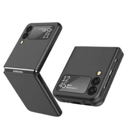 Slim Protective Cover For Samsung Galaxy Z Flip 4 - Black 6 Slim Protective Cover For Samsung Galaxy Z Flip 4 - Black -ringkestore shop QBFLCL 4Flip BK 3 36795.1661037045
