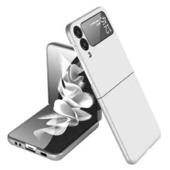Slim Protective Cover For Samsung Galaxy Z Flip 4 - Silver