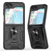 Ring Holder Case For Samsung Galaxy Z Flip 5 - Black