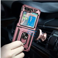 Ring Grip Hybrid Case For Samsung Galaxy Z Flip 5 - Rose Gold 9 Ring Grip Hybrid Case For Samsung Galaxy Z Flip 5 - Rose Gold -ringkestore shop QBFLRNG 5FLIP RGold 4 34886.1693690268
