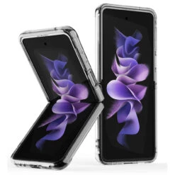 Clarity Collection Transparent Case For Samsung Galaxy Z Flip 4 - Clear -ringkestore shop QBFLTP 4Flip CLR 2 24425.1663555408