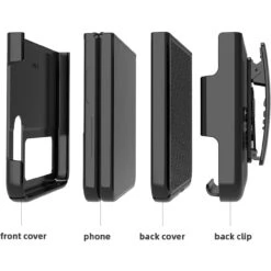 Combo Shell Case With Holster Belt Clip For Samsung Galaxy Z Flip 4 - Black -ringkestore shop QBUNQHLS 4Flip BK 7 36303.1690241165
