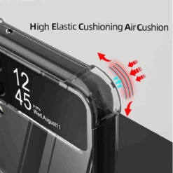 Tough Shield Clear Case With MagSafe Magnetic Ring For Samsung Galaxy Z Flip 4 -ringkestore shop SAMZFLIP4CMAG00 1 53337.1690863397