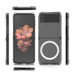 Tough Shield Clear Case With MagSafe Magnetic Ring For Samsung Galaxy Z Flip 4 -ringkestore shop SAMZFLIP4CMAG00 5 49774.1690863397