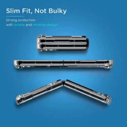 Tough Shield Clear Case With MagSafe Magnetic Ring For Samsung Galaxy Z Flip 4 -ringkestore shop SAMZFLIP4CMAG00 6 02752.1690863397