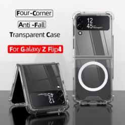 Tough Shield Clear Case With MagSafe Magnetic Ring For Samsung Galaxy Z Flip 4 -ringkestore shop SAMZFLIP4CMAG00 7 95025.1690863397
