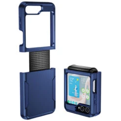 TUFF Hybrid Armor Case For Samsung Galaxy Z Flip 5 - Blue 13 TUFF Hybrid Armor Case For Samsung Galaxy Z Flip 5 - Blue -ringkestore shop SAMZFLIP5HYTB02 1 24616.1694294514