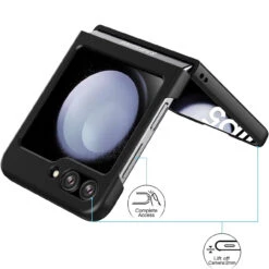 Slim Protective Cover For Samsung Galaxy Z Flip 5 - Black -ringkestore shop SAMZFLIP5JGZD01 1 99531.1692924256