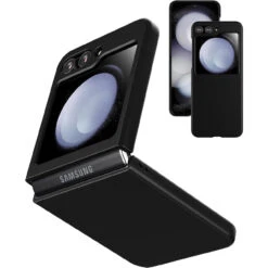 Slim Protective Cover For Samsung Galaxy Z Flip 5 - Black -ringkestore shop SAMZFLIP5JGZD01 2 06999.1692924256