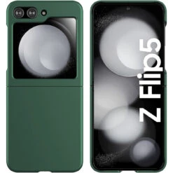 Slim Protective Cover For Samsung Galaxy Z Flip 5 - Green -ringkestore shop SAMZFLIP5JGZD028 1 65509.1692929675