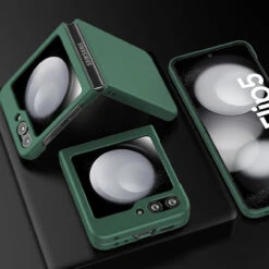 Slim Protective Cover For Samsung Galaxy Z Flip 5 - Green -ringkestore shop SAMZFLIP5JGZD028 7 83702.1692929675