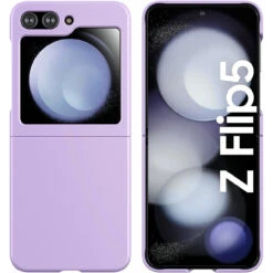 Slim Protective Cover For Samsung Galaxy Z Flip 5 - Purple -ringkestore shop SAMZFLIP5JGZD04 4 31007.1692929680