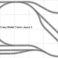 Bachmann E-Z Track Train Layout #003D Train Set HO Scale 4' X 8' DCC Switches