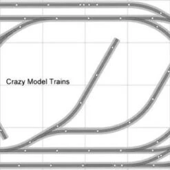 Bachmann E-Z Track Train Layout #006 Train Set HO Scale 4' X 8' Wire Switches