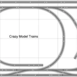 Bachmann E-Z Track Train Layout #009 Train Set HO Scale 4' X 8' Wire Switches
