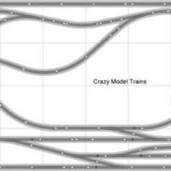 Bachmann E-Z Track Train Layout #010 Train Set HO Scale 4' X 8' Wire Switches