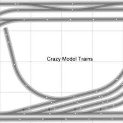 Bachmann E-Z Track Train Layout #011 Train Set HO Scale 4' X 8' Wire Switches