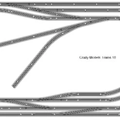 Bachmann E-Z Track Train Layout #015D Train Set HO Scale 4' X 8' DCC Switches