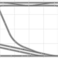 Bachmann E-Z Track Train Layout #016 Train Set HO Scale 4' X 8' Wire Switches
