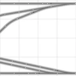 Bachmann E-Z Track Train Layout #017D Train Set HO Scale 4' X 8' DCC Switches