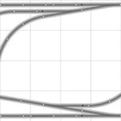 Bachmann E-Z Track Train Layout #027D Train Set HO Scale 4' X 8' DCC Switches