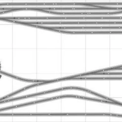 Bachmann E-Z Track Train Layout #030D Train Set HO Scale 5' X 12' DCC Switches