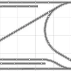 Bachmann E-Z Track Train Layout #031 Train Set HO Scale 4' X 8' Wire Switches