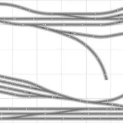 Bachmann E-Z Track Train Layout #034 Train Set HO Scale 5' X 12' Wire Switches
