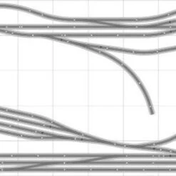 Bachmann E-Z Track Train Layout #034D Train Set HO Scale 5' X 12' DCC Switches