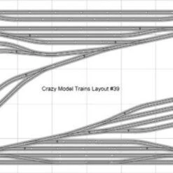 Bachmann E-Z Track Train Layout #039 Train Set HO Scale 5' X 12' Wire Switches